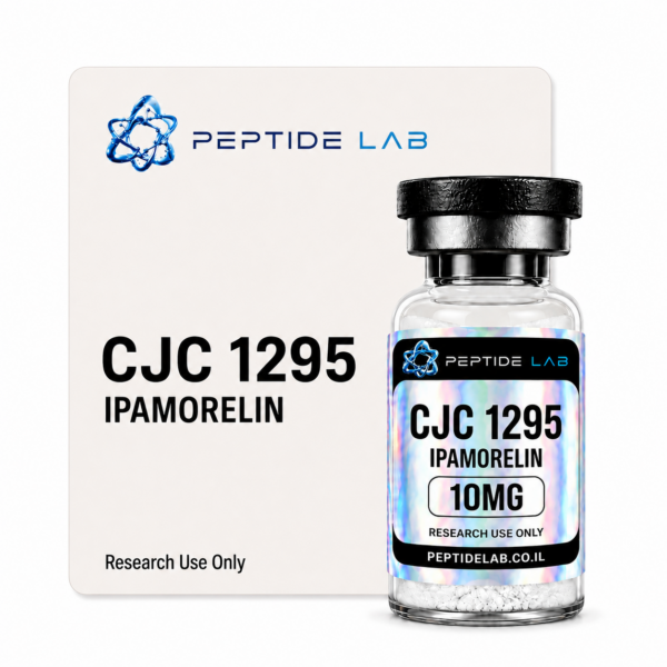בקבוקון CJC-1295 ו-Ipamorelin — פפטיד למחקר מעבדתי