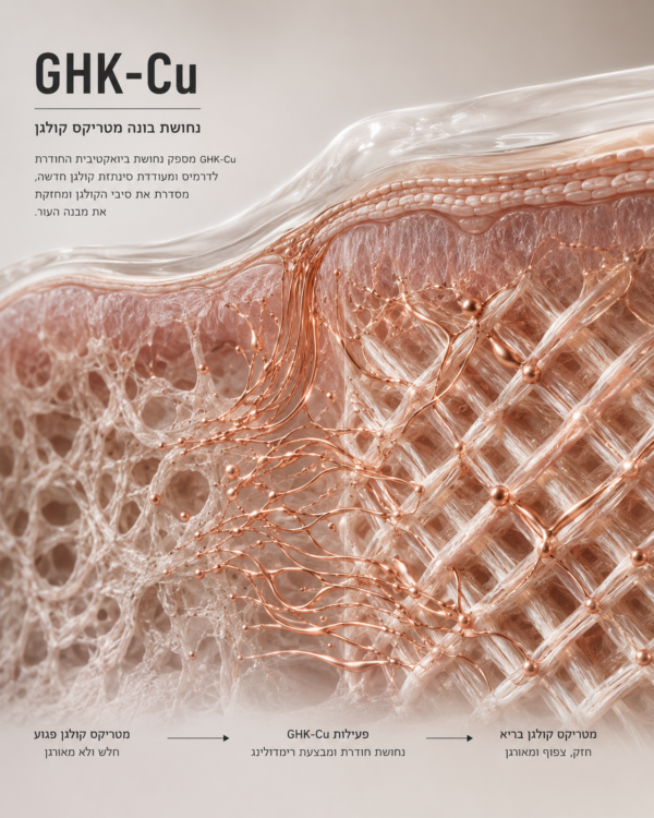 GHK-Cu — extracellular matrix research infographic