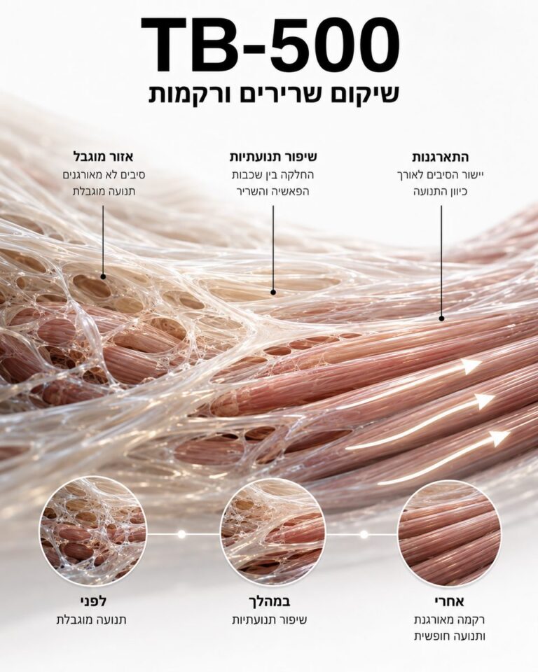 פפטידים להתאוששות — אילו פפטידים נחקרים ואיך
