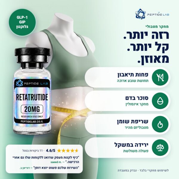 retatrutide-20 - יתרונות וביקורות לקוחות