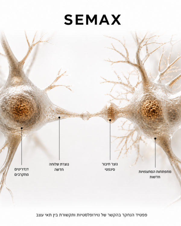 Semax — neural / BDNF research infographic